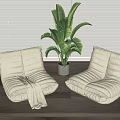 Lazy Sofa Recliner 3d model
