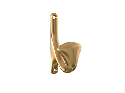 Golden Coat Hook 3d model