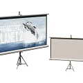 Projector screen 3d model