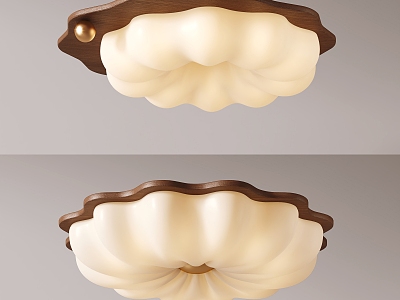 Antique ceiling lamp 3d model