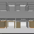 Stylish Display Shelving Units and Showcase Cabinets With Glass Doors Wooden Frames and Metal Shelves
