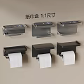 Modern Bathroom Accessories Various Toilet Paper Holders in Standard Size Designs