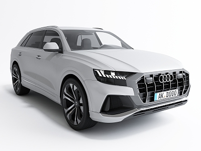 Modern Style Audi Car 3d model