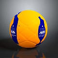 Yellow And Blue Household Sports Ball With FIFA Logo And Durable Design