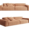 Modern Poliform double sofa 3d model