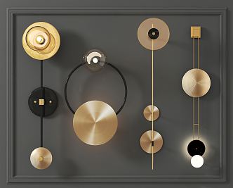 Light Luxury Wall Lamp 3d model