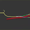 Biomedical Organ System with Colorful Tubular Structures in Various Hues for Anatomical Study