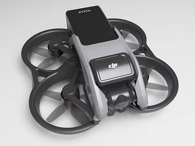 DJI Avata Portable Quadcopter Drone Digital Gadget For Mobile Tech Users With Compact Design 3d model