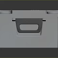 White Square Shaped Battery Unit With Green Buttons And Label