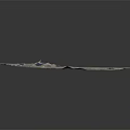 Aerial Curved Highway Road Network With Arid Terrain Interchange Lanes And Facilities