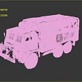 Military 6x6 Utility Vehicle With Rugged Exterior And Off Road Performance
