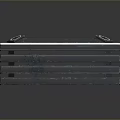 Hardware Tools Stackable Metal Trays with Durable Black Construction for Workshop Storage