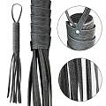 Leather Tassel Wall Decor with Braided Details and Textured Fringe for Modern Home