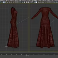 Elegant Silver Sequin Long Dress with Long Sleeves and Mermaid Hem Design