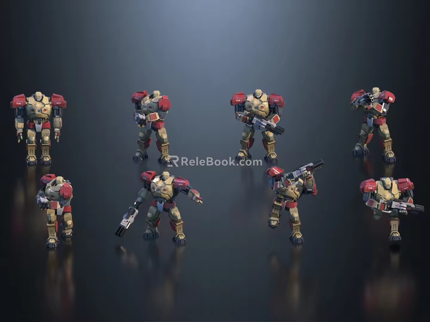 Robot Binding Action Robot Warrior Gundam Mecha Man Science Fiction Man Transformers Mecha Warrior Future Warrior Iron Man Robot 3d model