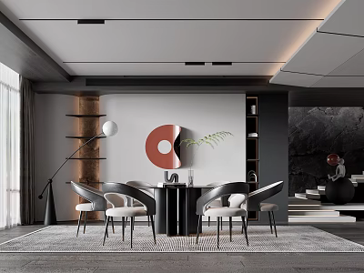 Modern Restaurant 3d model