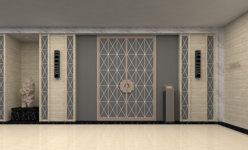 Modern Elevator Huilongwan Under Garage Home Elevator 3d model