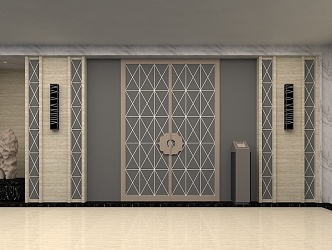 Modern Elevator Huilongwan Under Garage Home Elevator 3d model