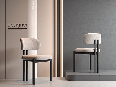 Modern Dining Chair 3d model