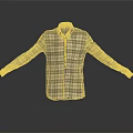 Casual Plaid Shirt For Men With Long Sleeves Classic Collar And Modern Style