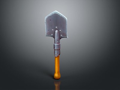 Modern spade shovel model