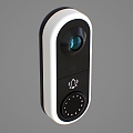 Modern Smart Doorbell Modern Smart Doorbell Electrical Electronic Camera Video 3d model