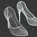 Elegant Black Leather Pointed Toe Stiletto Heel High Heels Women Fashion Footwear