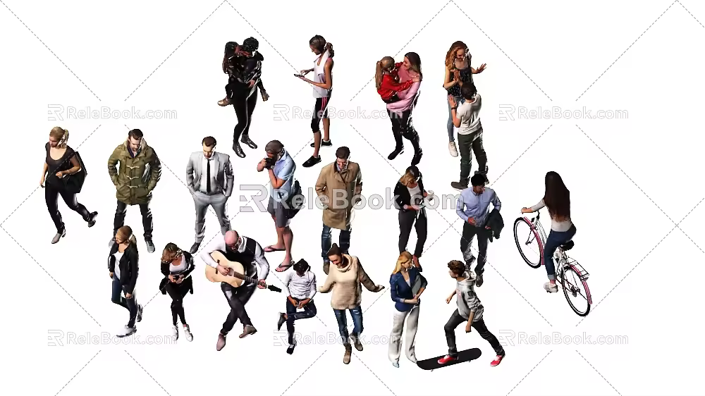 Modern Multiplayer Characters 3d model