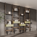 Miloti Minotti Modern Bookcase 3d model