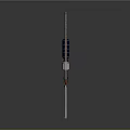 Detailed 3D Model Of Vintage Rifle With Wooden Stock And Metal Barrel
