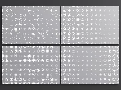 Various Textured Wall Panels Design Options For Interior Decoration 3d model