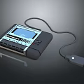 Chauvet Electronic Device With Digital Screen Control Buttons And Power Cable Plug 3d model