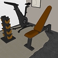 Sports and fitness equipment Ellipsometer 3d model