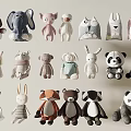 Cute Soft Plush Stuffed Animal Toys Elephant Rabbit Panda Fox Unicorn Designs