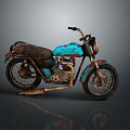 Motorcycle Two-wheeled Motorcycle Cross-country Motorcycle Road Race Motorcycle Motor Vehicle Transport 3d model