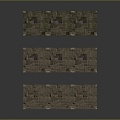 Modern Pavement Asphalt Asphalt Asphalt Brick Road Slab Road 3d model