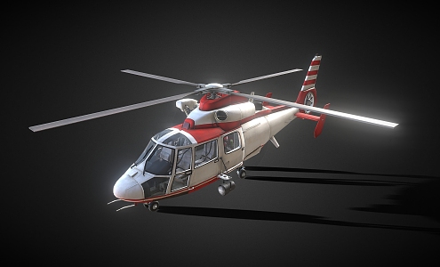 Helicopter aircraft 3d model