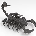 Intricate Mechanical Scorpion With Robotic Legs Claws And Metal Body Structure