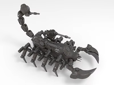 Intricate Mechanical Scorpion With Robotic Legs Claws And Metal Body Structure 3d model