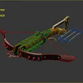 Modern crossbow 3d model