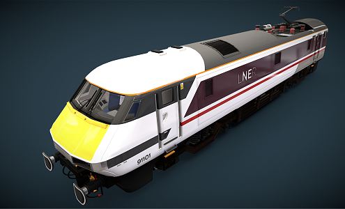 Modern Train 3d model