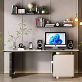 Modern Desk Writing Desk 3d model