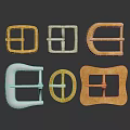 Fashion Belt Buckles With Various Shapes And Gold Silver Tones