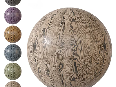 Stylish Wooden Flooring With Natural Grain Patterns And Multiple Color Options 3d model