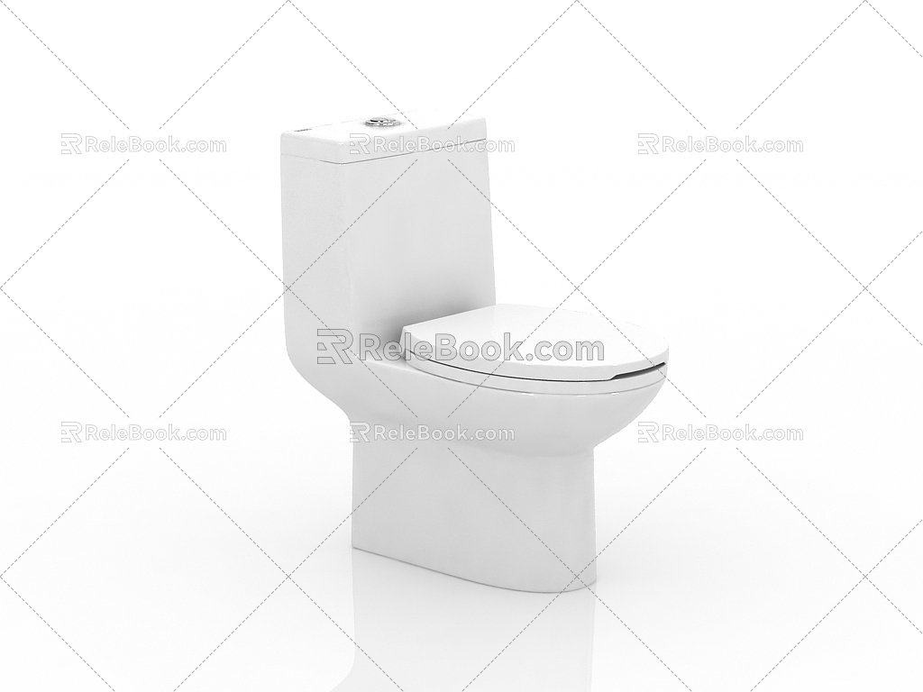 Bathroom Toilet Toilet 3d model