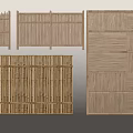 Various Bamboo Fence Styles For Outdoor Areas