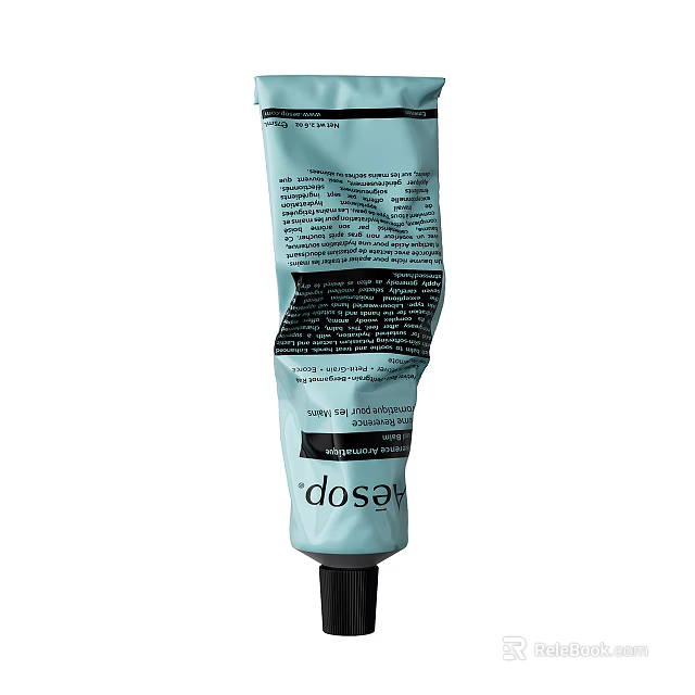 Dose Light Blue Cosmetic Tube For Skincare And Beauty Routine 3d model 