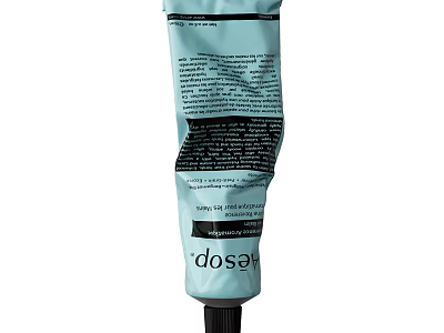 Dose Light Blue Cosmetic Tube For Skincare And Beauty Routine 3d model