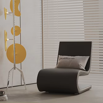 modern leisure chair 3d model