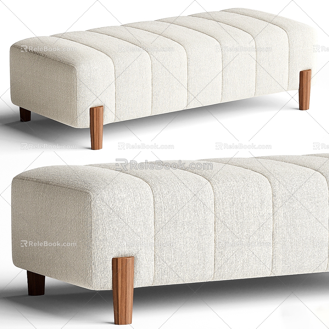 Sofa stool 3d model